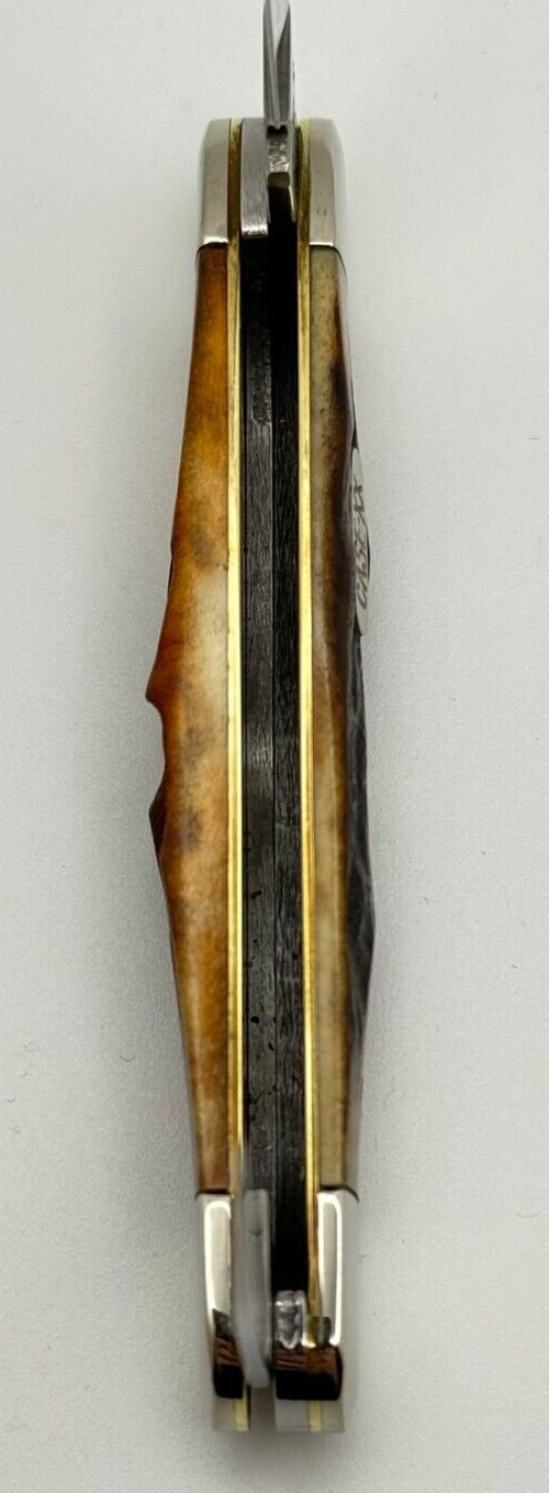 RARE CASE XX USA 4 DOT 1996 RED STAG HALF WHITTLER CASE TEST RUN! R5208 SS