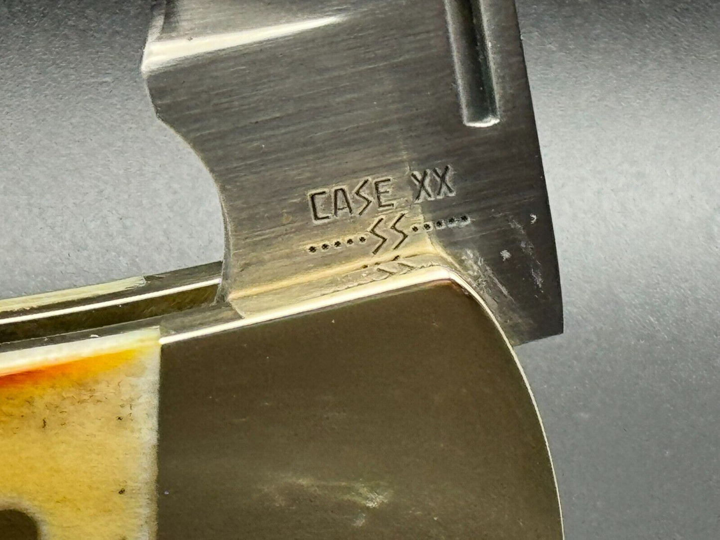 1980 CASE XX HAMMERHEAD KNIFE STAG 10 DOT 5159 L SSP LOCKBACK