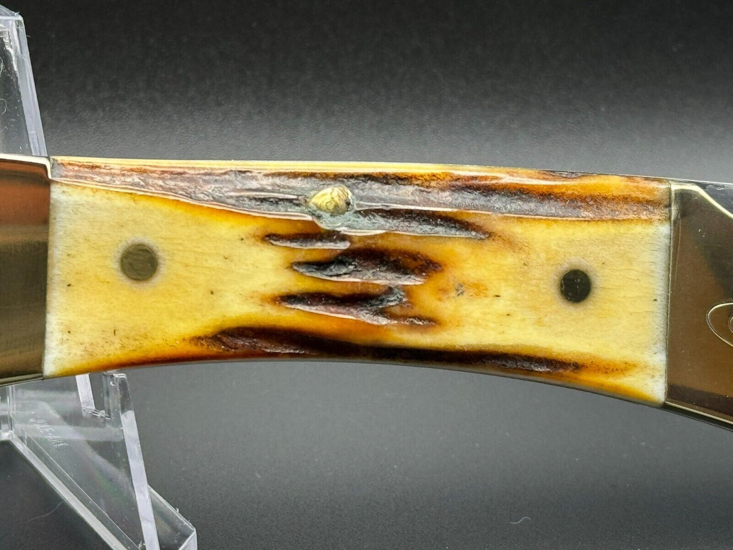 1980 CASE XX HAMMERHEAD KNIFE STAG 10 DOT 5159 L SSP LOCKBACK