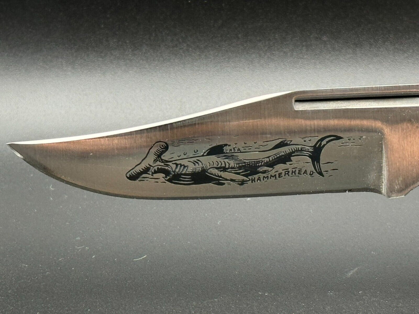 1980 CASE XX HAMMERHEAD KNIFE STAG 10 DOT 5159 L SSP LOCKBACK