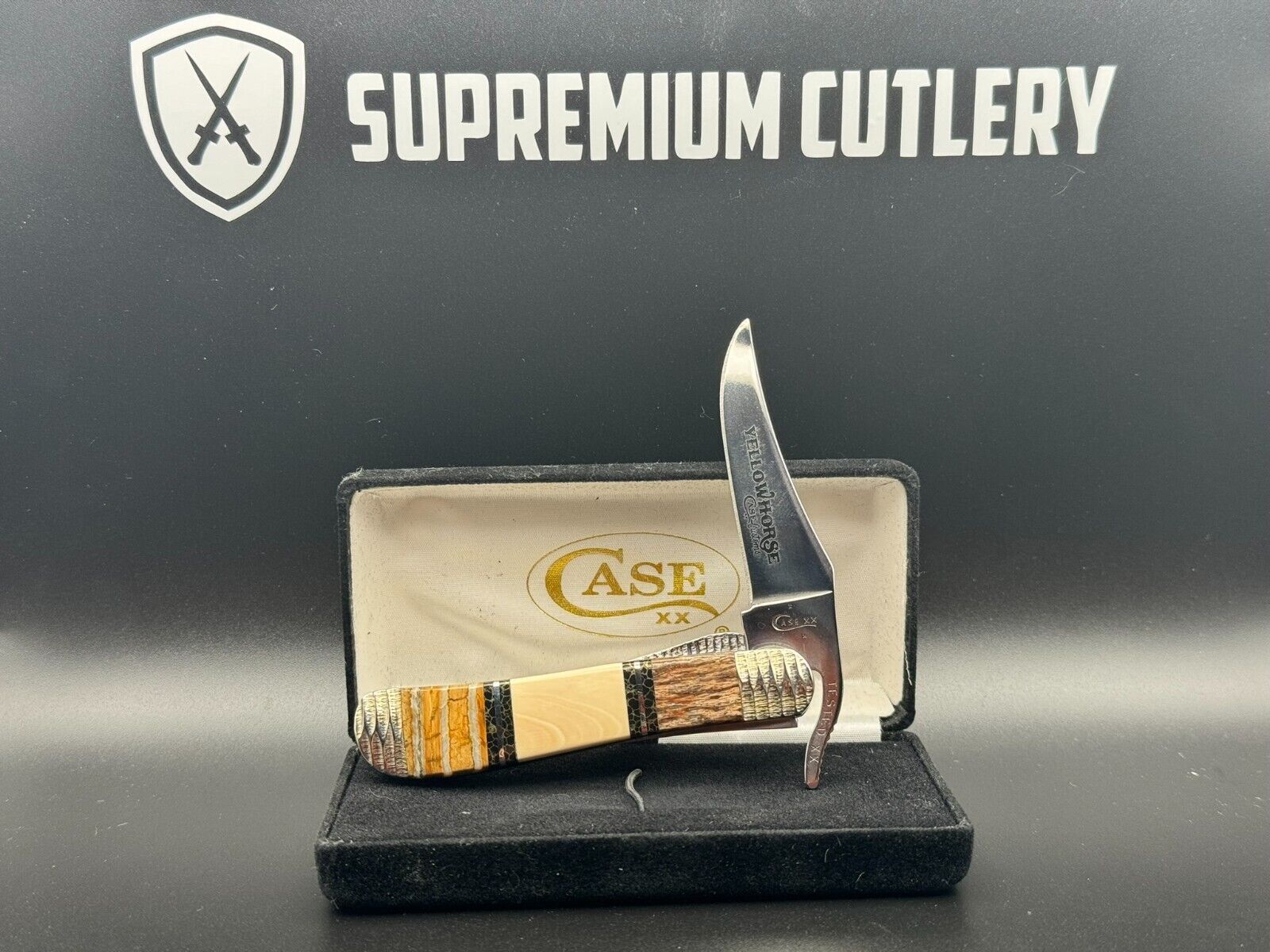 *RARE 2021 CASE XX YELLOWHORSE TRIMAMMOTH RUSSLOCK SHEPHERD HILLS SFO