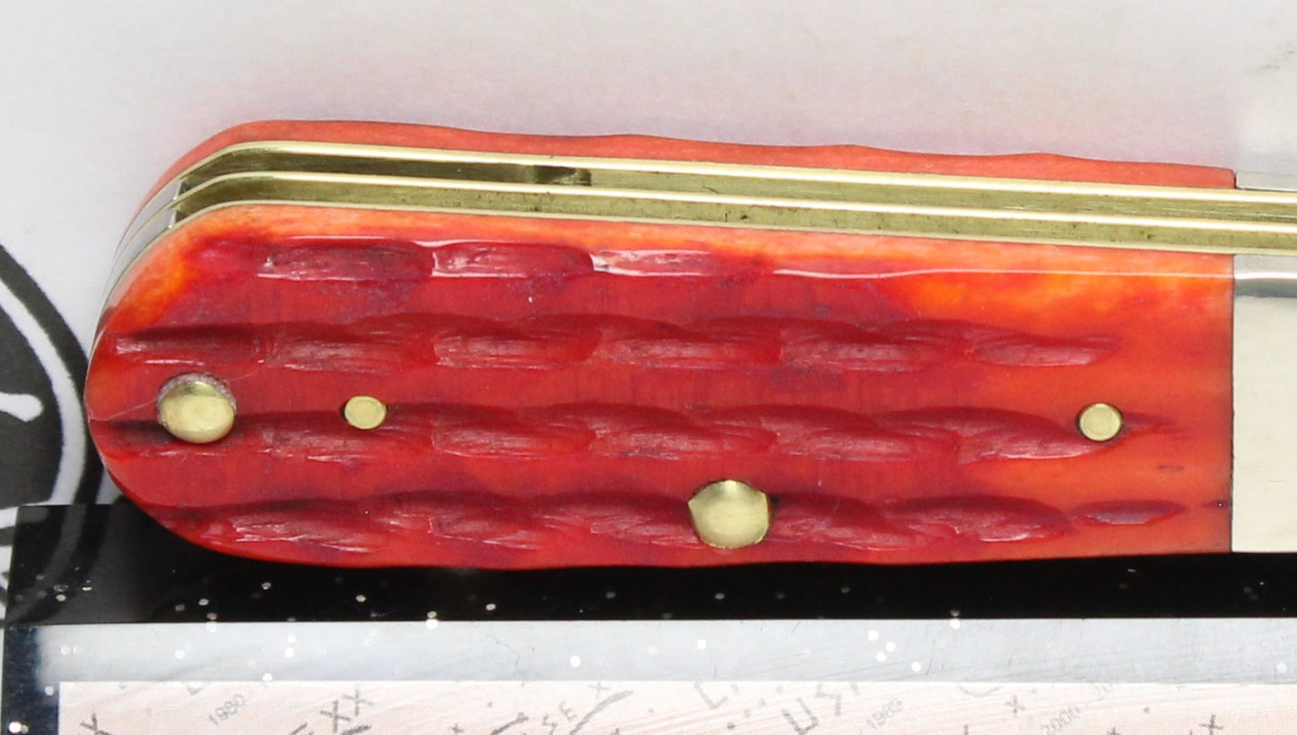 2025 Case XX Kinfolks Jigged Barlow – Indian Paint Brush Bone (62009 1/2 SS) 42324