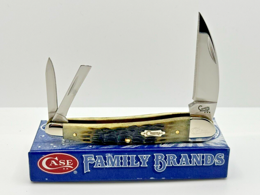 *2008 Case XX Crandall Cutlery Olive Green Seahorse Whittler 1st Run 6355WH*